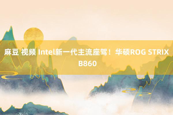 麻豆 视频 Intel新一代主流座驾！华硕ROG STRIX B860