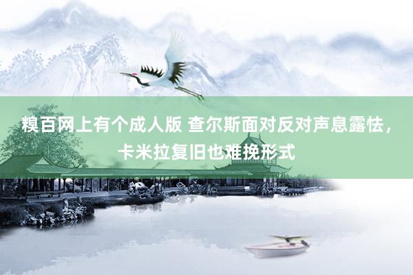 糗百网上有个成人版 查尔斯面对反对声息露怯，卡米拉复旧也难挽形式